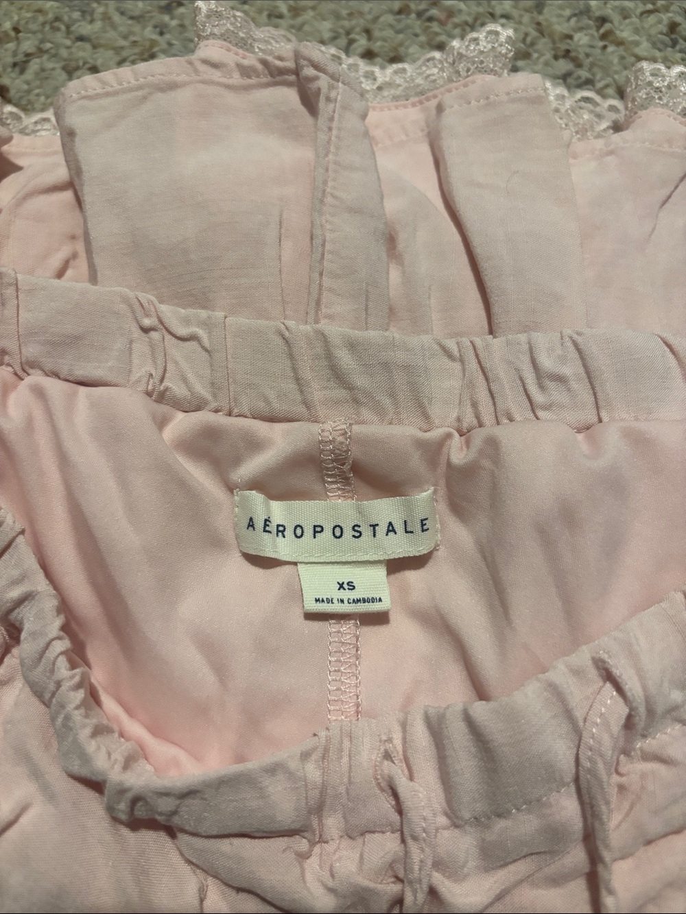 Aeropostale Soft Pink Tiered Lace Mini Skirt - Picture 5 of 7
